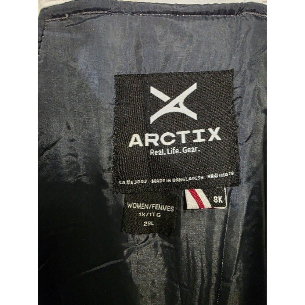 Arctix Womens Essential Bib Overalls 14950X-01-1X White Insulated 1X - Picture 4 of 10